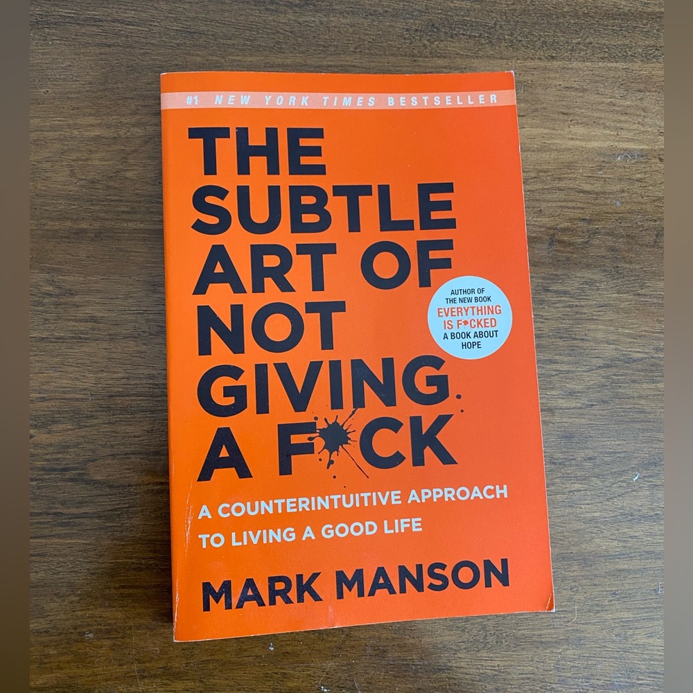 ✨2for$10✨ - The Subtle Art of Not Giving a F*%K - Book by Mark Manson